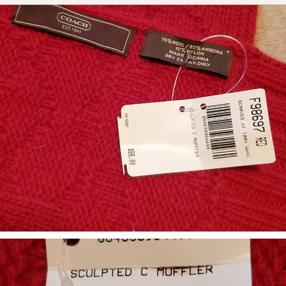 Coach scarf - Picture 2 of 8